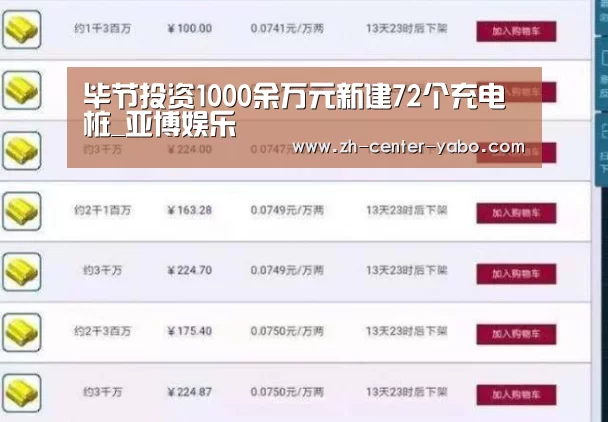 毕节投资1000余万元新建72个充电桩_亚博娱乐(图3) 亚博体育